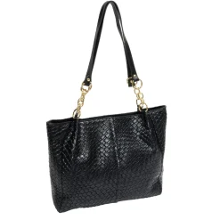 Sac à main simili effet croco 31x13xH27cm - 2 modèles marron ou noir < Gifi Best