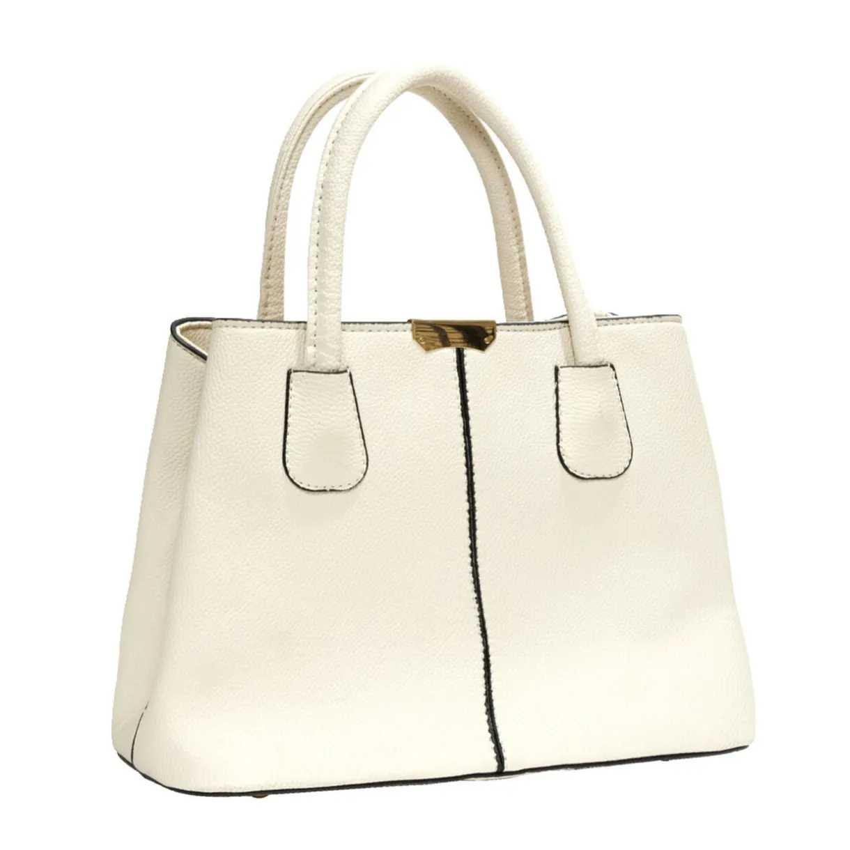Sac à main simili petite anse et bandoulière amovible 30x13xH22cm - 3 modèles < Gifi