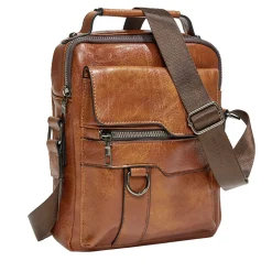 Sacoche homme simili avec bandoulière 23x8xH25cm - 3 modèles
