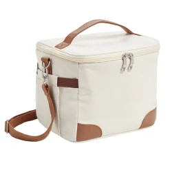 Sac repas isotherme polyester beige et marron 25x20xH20cm < Gifi Discount