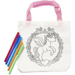 Sac totebag à colorier avec 5 feutres 2 modèles < Gifi Online