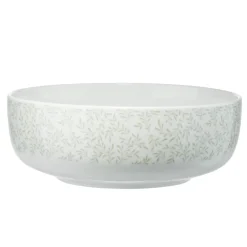 Saladier bas en porcelaine intérieur uni, extérieur décoré Ø23xH8cm < Gifi Best