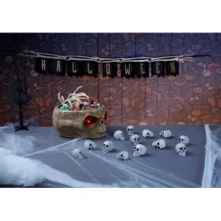 Saladier à bonbons Halloween squelette animé lumineux sonore < Gifi Discount