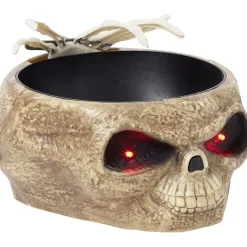 Saladier à bonbons Halloween squelette animé lumineux sonore < Gifi Discount