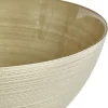 Saladier en verre doré Ø30xH10cm