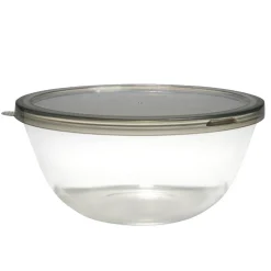 Saladier en verre 4L avec couvercle en plastique < Gifi Clearance