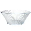 Saladier en verre strié vert Ø22xH8,8cm < Gifi Online