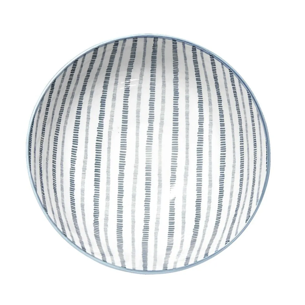 Saladier haut en porcelaine décor intérieur, extérieur uni Ø20xH9,7cm