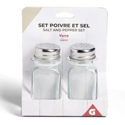 Salière et poivrière en verre < Gifi Outlet