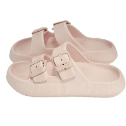 Sandales enfant 2 brides plastique rose 32/33