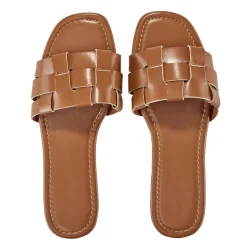 Sandales femme carrées simili marron 37/38 < Gifi Outlet