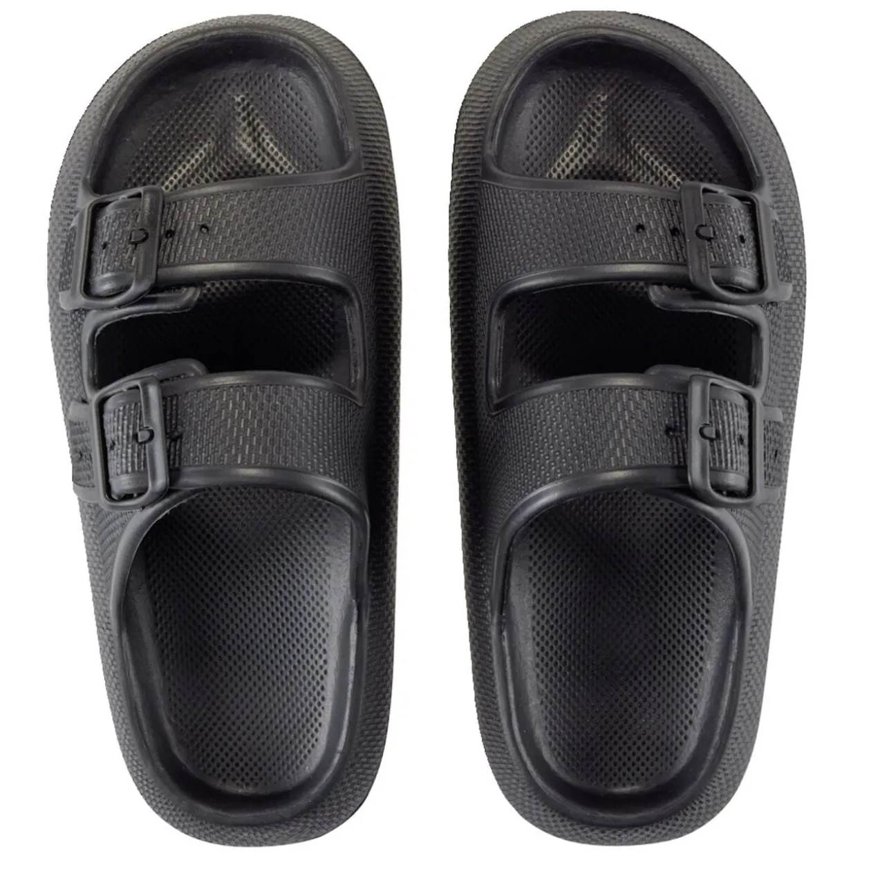 Sandales unisex 2 brides plastique noir 36/37