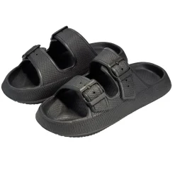 Sandales unisex 2 brides plastique noir 36/37