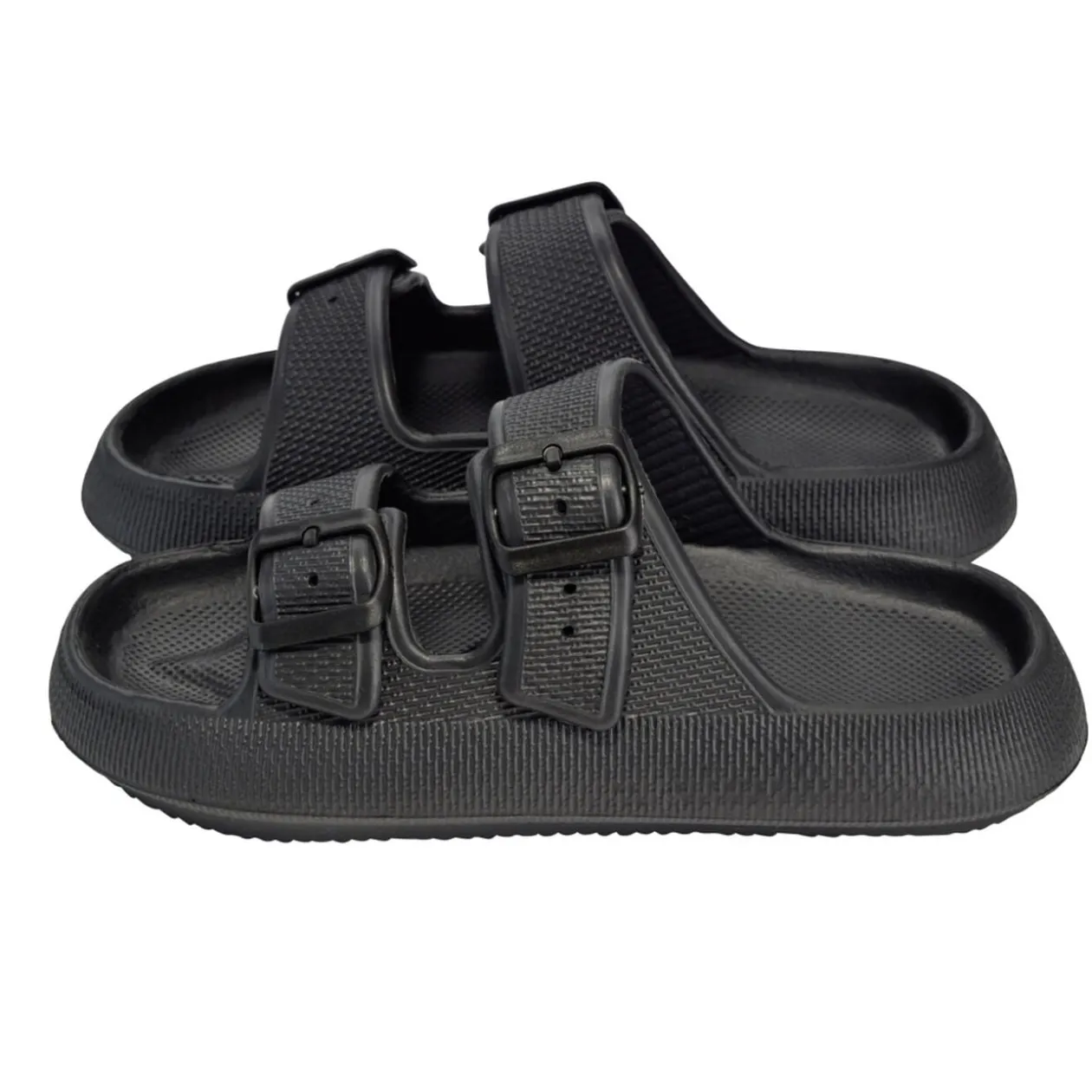 Sandales unisex 2 brides plastique noir 36/37