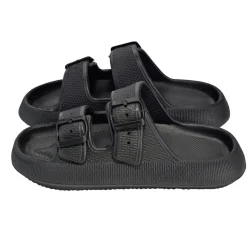 Sandales unisex 2 brides plastique noir 40/41