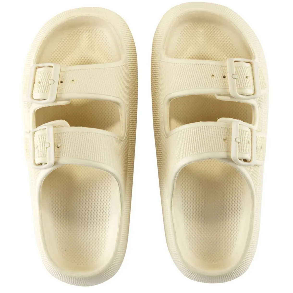 Sandales unisex 2 brides plastique beige 44/45 < Gifi Best