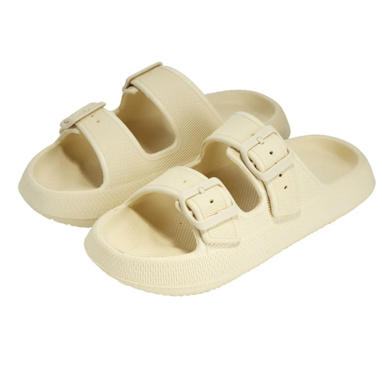 Sandales unisex 2 brides plastique beige 44/45 < Gifi Best