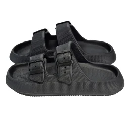 Sandales unisex 2 brides plastique noir 42/43 < Gifi Clearance