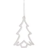 Sapin ajouré à suspendre transparent iridescent H.10 cm < Gifi Sale