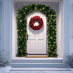 Sapin arche 200 LED H240cm vert < Gifi