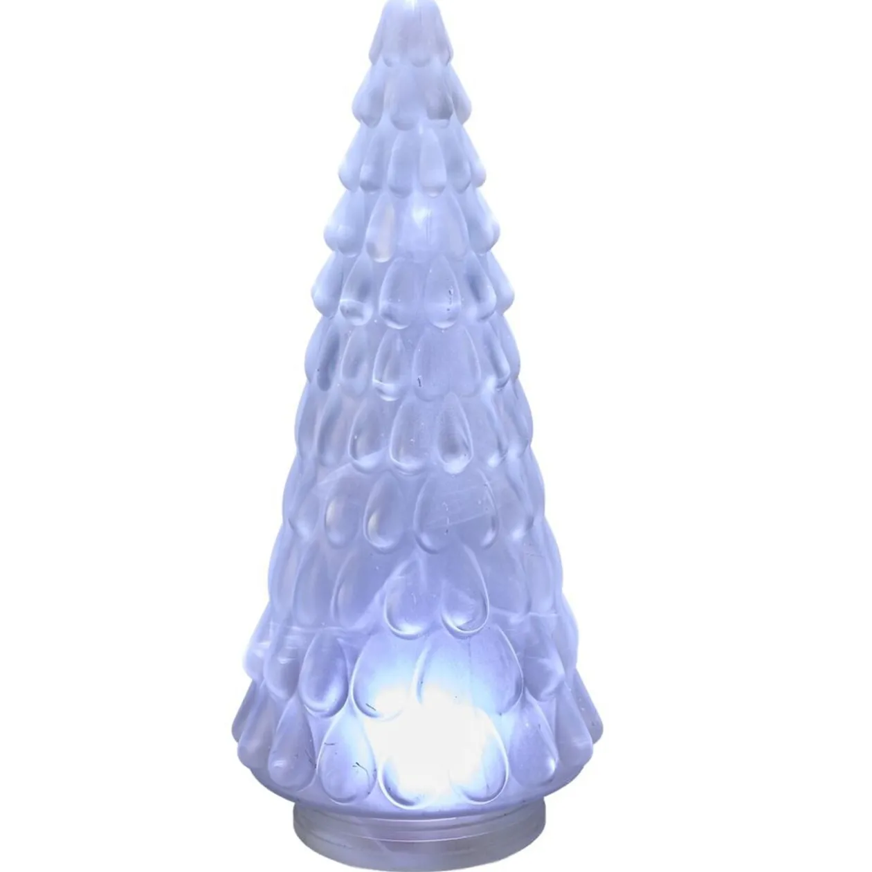 Sapin décoratif lumineux LED Ø10,5xH25cm