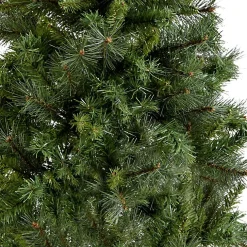 Sapin de Noël artificiel pied en bois H180 cm 474 branches vert < Gifi Online