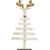 Sapin de Noël en bois à poser direction (2 modèles) < Gifi New