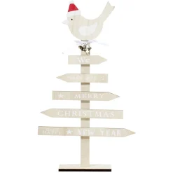 Sapin de Noël en bois à poser direction (2 modèles) < Gifi New
