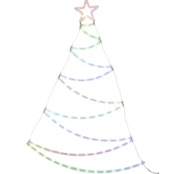 Sapin de Noël lumineux 80LED effet gouttes d'eau multicolore H87cm < Gifi Sale