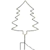 Sapin de Noël à planter x2 lumineux 130LED métal H55cm < Gifi New