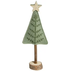 Sapin feutrine et bois à poser H27cm < Gifi Online