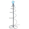 Sapin Noël lumineux 80LED multicolores Ø20xH60cm