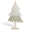 Sapin à poser bois et feutrine vert H59cm