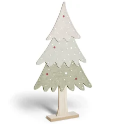 Sapin à poser bois et feutrine vert H59cm