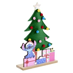 Sapin à poser Disney Stitch bois et feutrine H25,5cm