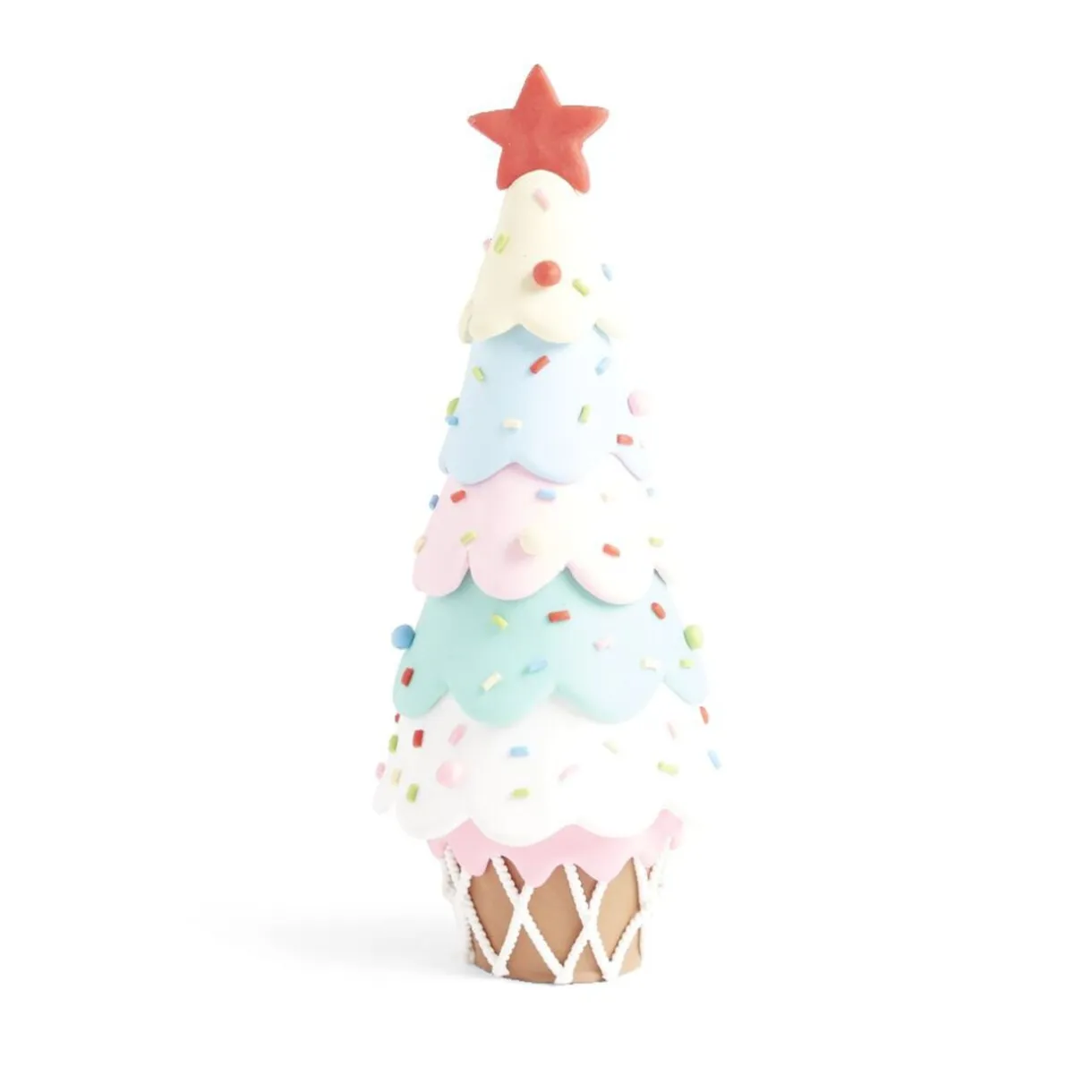 Sapin à poser nappage bonbon H25,5cm < Gifi Hot
