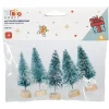 Sapin vert miniature accessoires de Noël x5 < Gifi Sale