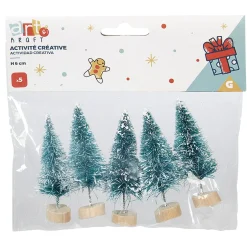Sapin vert miniature accessoires de Noël x5 < Gifi Sale