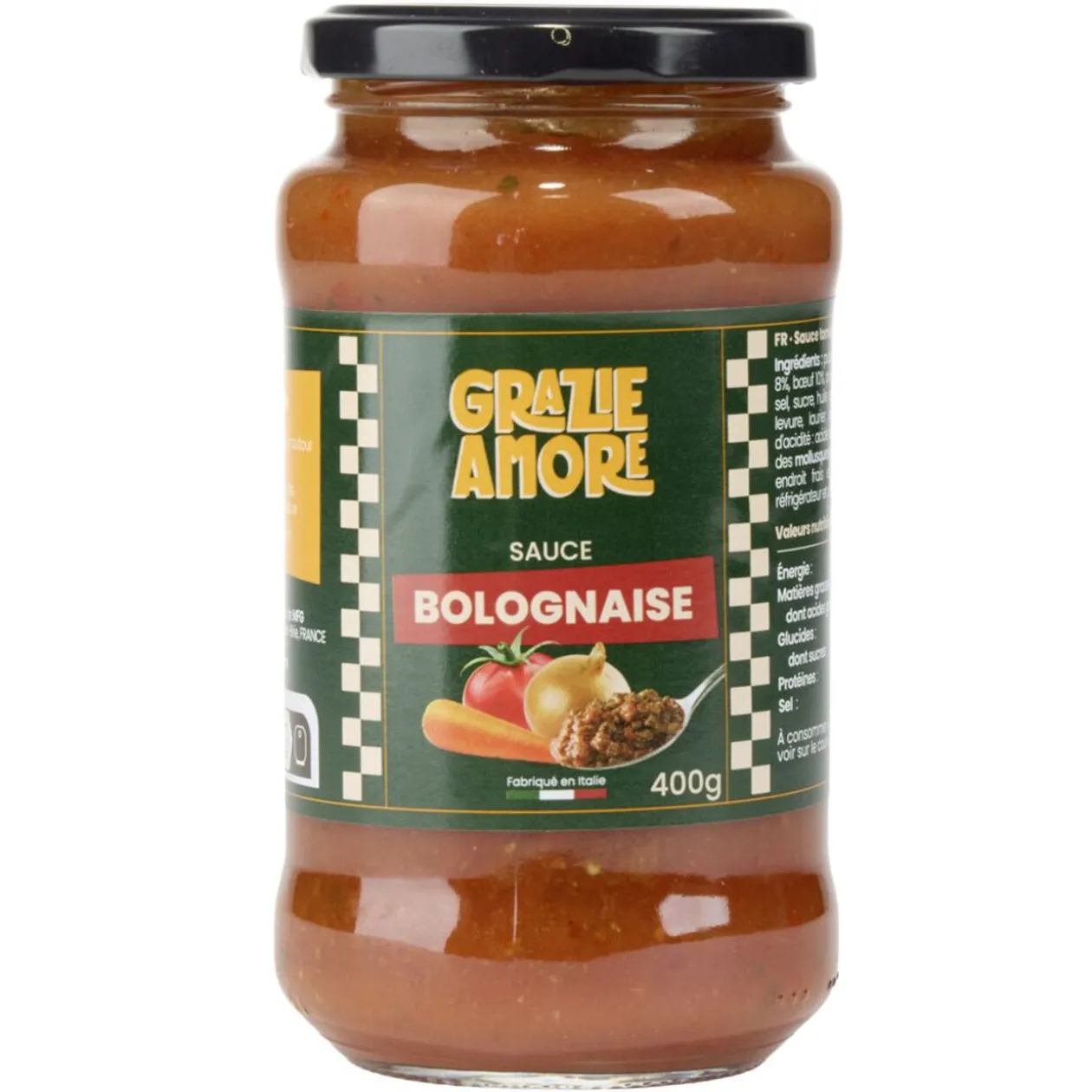 Sauce bolognaise Grazie Amore 400gr