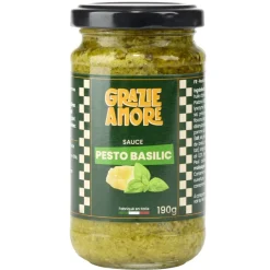 Sauce pesto basilic Grazie Amore 190gr < Gifi