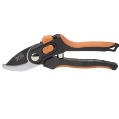 Sécateur métal et plastique noir et rouge Black&Decker 20x2,5xH7,5cm