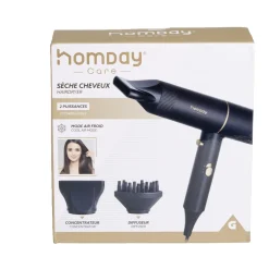Sèche-cheveux Homday Care 2 accessoires < Gifi Online