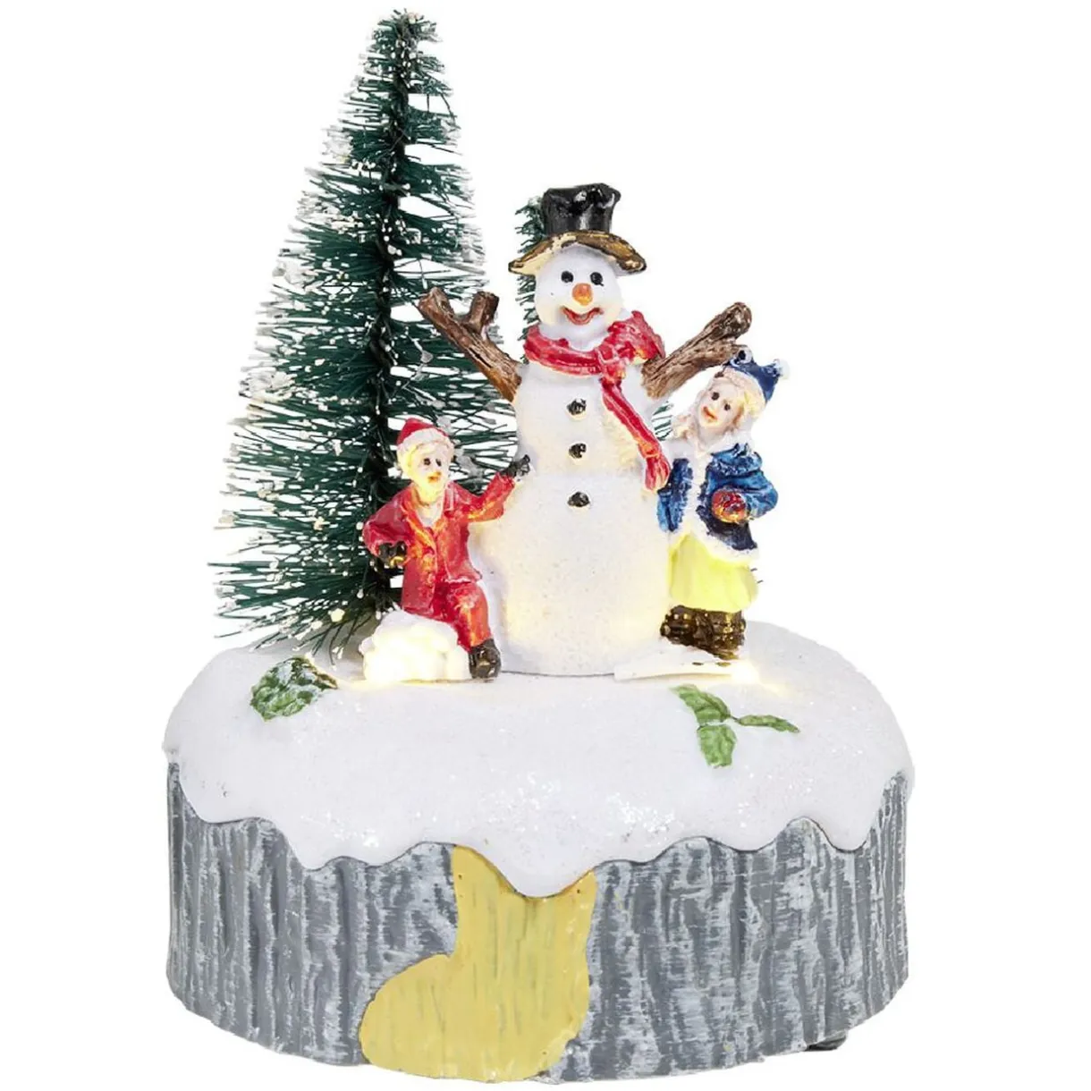 Scène de Noël lumineuse H12,5cm < Gifi