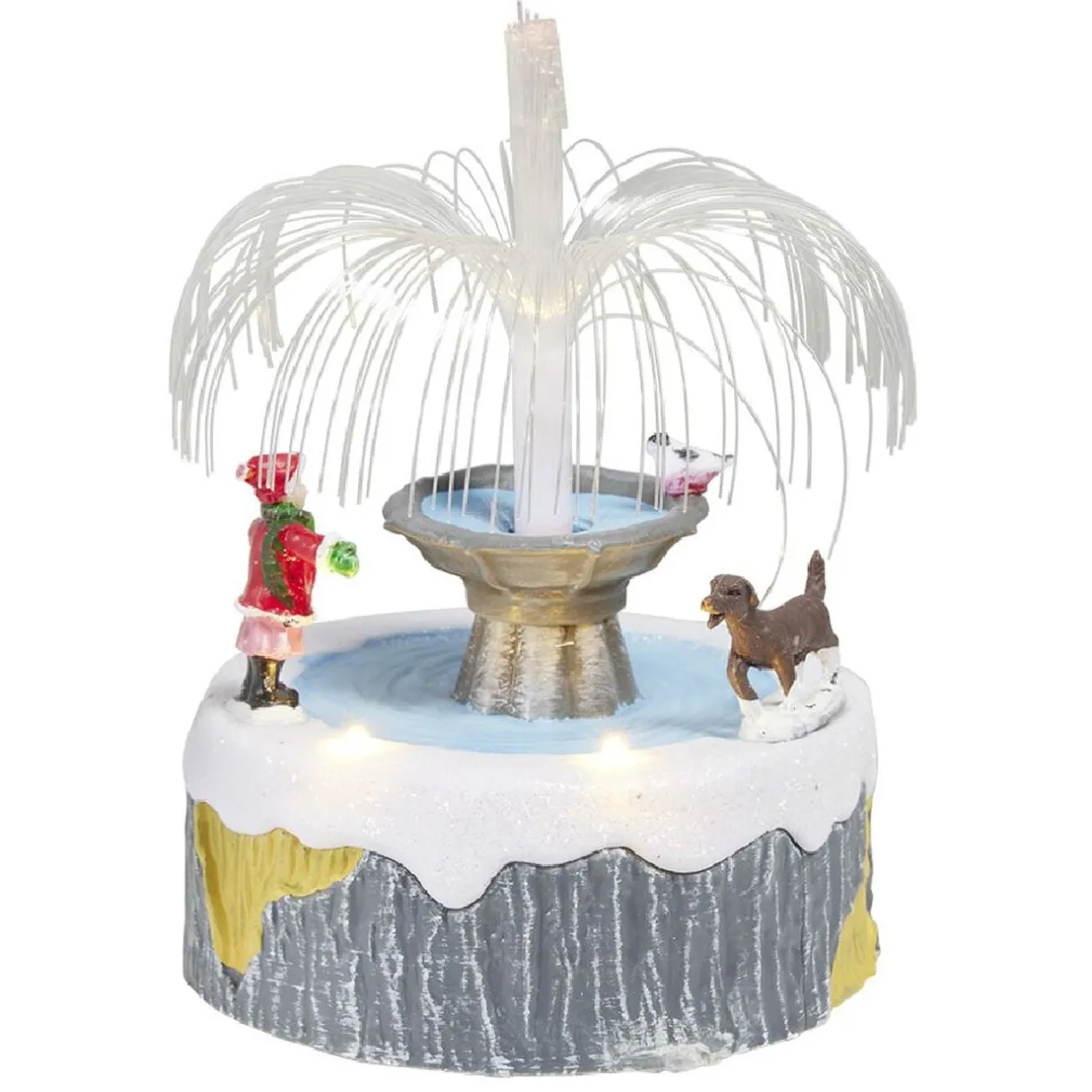 Scène de Noël lumineuse H12,5cm < Gifi