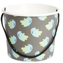 Seau à bonbons Halloween cartonné Ø15xH13cm (3 modèles)