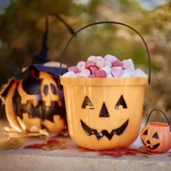 Seau à bonbons Halloween design citrouille (3 modèles) < Gifi Best