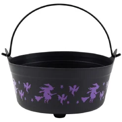Seau à bonbons Halloween motif sorcière noir et violet < Gifi Hot
