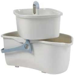 Seau de ménage 11L avec panier gris et bleu < Gifi Clearance