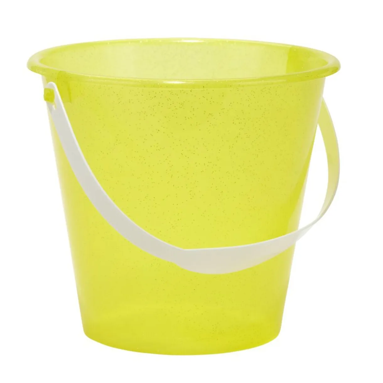Seau de plage enfant plastique paillette 18x14xH15,5cm (4 modèles) < Gifi Discount