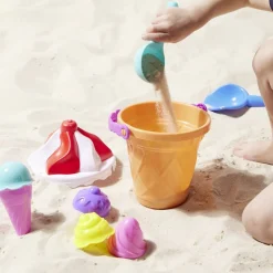 Seau de plage glacier enfant plastique Ø17xH23,5 (11 pièces) < Gifi Sale